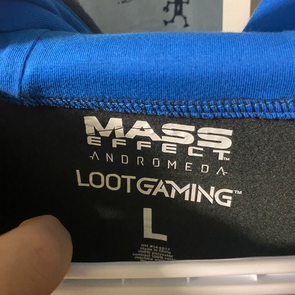 Mass Effect Andromeda LOOTCRATE LOOTGAMING Hoody Mens L. - Picture 4 of 4